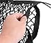 9 MOON Car Armrests Seats Purse Storage Car Net,Universal Car Seat Storage Mesh/Organizer - Mesh Cargo Net Hook Pouch Holder for Bag Luggage Pets Children Kids Disturb Stopper