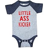 Inktastic Unisex Baby Little AssKicker Infant Creeper