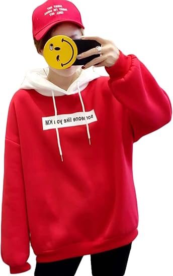 Amazon Beibang バイバン レディース パーカー 裏起毛 フード付 トレーナーパーカー 韓国ファッション 秋 冬 アウター原宿系 トレーナー パーカー 通販