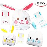Joyin Toy 75 Pack of Bunny Shape Goodie Treat Party Gift Bags for Party Favors