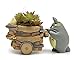 Resin Succulent Plant Pot Flower Planter Mini Home Office Design Cute Planter Flower Pot / Pots