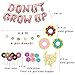 CNsoyee Donut Grow Up Party Decoration Kit, Donut Party Supply with Tattoo Sticker Banner Latex Foil Confetti Balloon Swirl Cake Topper Happy Birthday Garland