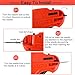 VIBOLA Price Tag Gun, Tagging Gun for Clothings Tag Attacher Gun Price Label Gun Clothes Labeler with 5 Standard Needles & 1500 (+500 Extra) Pcs Barbs Fasteners (1500)