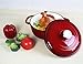 Enameled Cast Iron Dutch Oven – Red Color with Lid, 3.2-quart - by Utopia Kitchen