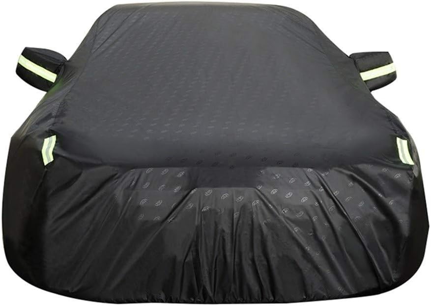 JMQCXD Car cover Compatible With Mazda CX-9 Sport Utility Car Cover Outdoor Rainproof Waterproof Snowproof Sunscreen Personality Fashion Oxford Cloth Car Cover (Color : Black)