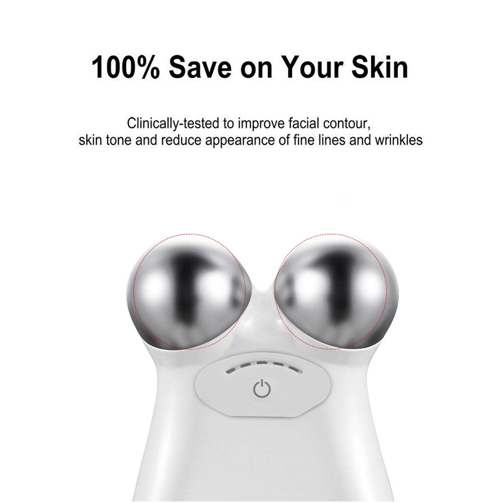 Mini Micro-current Face Massager Facial Lifting Skin Tightening Remove Wrinkle Skin Rejuvenation Toning Massage: Beauty