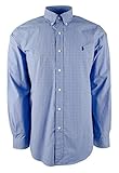 Polo Ralph Lauren Men's Checked Poplin Long Sleeve Dress Shirt
