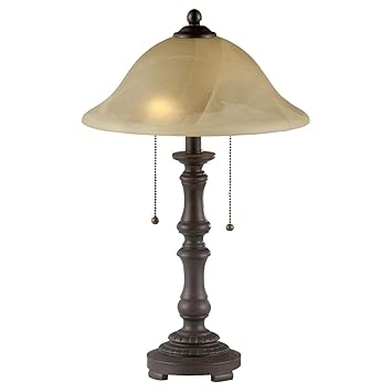 Table Lamp Glass Globes Home Source Industries LMP10832 Traditional Table Lamp with Alabaster Glass Shade, 21-Inch Tall