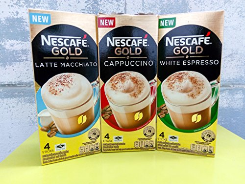 Nescafe' Gold Coffee Captivate Taste from Fine Coffee with New Nescafe Gold Latte Macchiato + Nescafe Gold Cappuccino + Nescafe Gold White Espresso