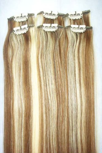 Amazon Com 6 Pieces 20 Ash Brown Blonde Mix 6 613 Highlights