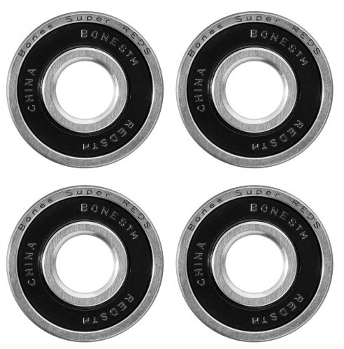 Bones Super Reds Bearings For Scooters 4 Pack