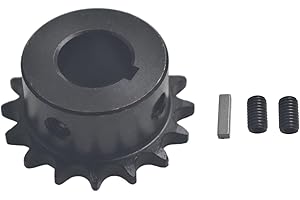 awtetpje #35 Roller Chain Sprocket B Type 3/4" Bore 16 Tooth