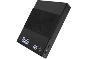 TIMEMORE Black Mirror Basic 2 Coffee Scale, Espresso or Pourover Scale with Timer, 2000 Grams Capacity (Black)