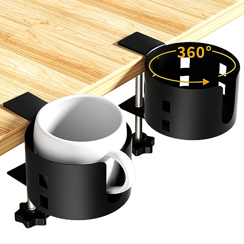 Anti-spill Large Desk Cup Holder Clamp