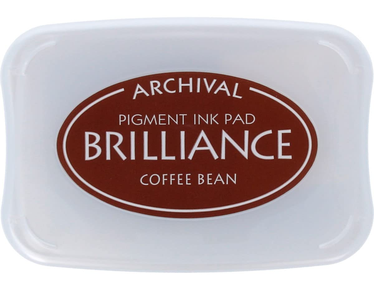 Tsukineko Brilliance Ink Pad, Coffee Bean,BIP54 — image 1