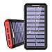 Solar Charger 24000mAh Portable Power Bank, ALLSOLAR External Battery Pack 2 Input 3 Output USB, iSmart 2.0 Tech Fast Charging iPhone,iPad & Samsung Galaxy & More