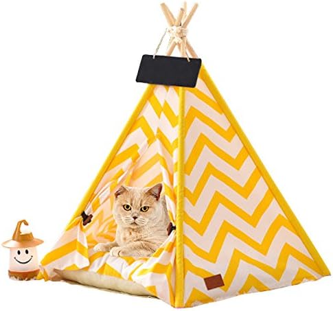Indoor Tee Pee Tent Tall Classic Indian Play Tent for Kids with Four Wood Poles and Carry Bag