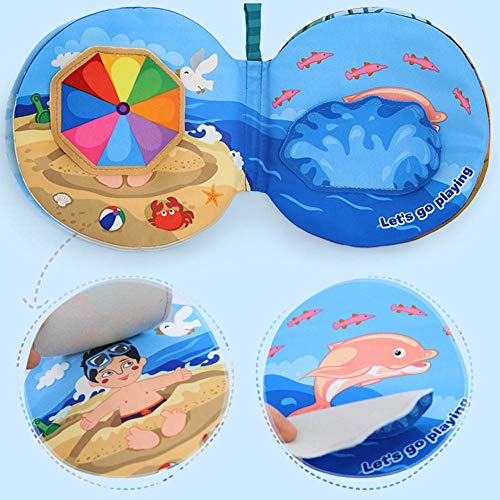 image for YLLuck Soft Baby Books, Let's Go! Infants Early Education Soft Books G