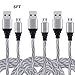 Micro USB Cable, Braided Micro USB Charger 6foot, High Speed USB 2.0 A 3Pack