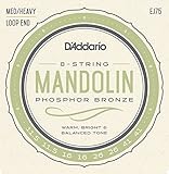 D'Addario EJ75 Phosphor Bronze Mandolin Strings, Medium/Heavy, 11.5-41