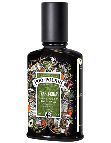 Poo-Pourri Before-You-Go Toilet Spray 8 oz Bottle, Trap-A-Crap Scent