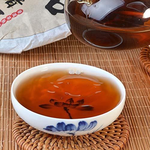 Chinesischer Pu'er Tee 357g ï¼0,787LBï¼ Reifer Puer Tee Schwarzer Tee Schätze Pu'er Tee Alter Pu-Erh-Tee Gekochter Tee Alte Bäume Pu Erh-Tee Gesundheitswesen Pu er Tee – Bild 8