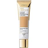 L'Oreal Paris Age Perfect Radiant Serum Foundation with SPF 50, Natural Buff, 1 Ounce
