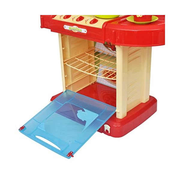 vidaXL Kinderspielküche mit Licht Sound Kinderküche Spielküche Spielzeug – Bild 4