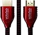 WiRoTech HDMI Cable 4K Ultra HD with Braided Cable, HDMI 2.0 18Gbps, Supports 4K 60Hz, Chroma 4 4 4, Dolby Vision, HDR10, ARC, HDCP2.2 (3 Feet, Red)