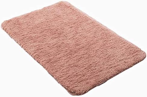 バスマット ノンスリップボトム マイクロファイバーポリエステルバスマット 吸水 速乾カーペットとピンクのバスルームのラグ 新作 0 300cm Color