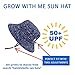 JAN & JUL Kids Foldable Adjustable Summer Sunhat 50 UPF, Stay-on Chin Strap, Animal Print (2-6 Years, Bucket Hat: Woodland)
