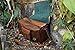 HLC 20 Inch Vintage Leather Duffel Travel Overnight Weekend Leather Bag for Men