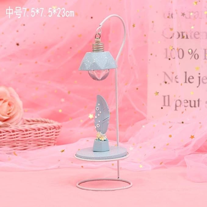 Luz de la noche Luz de noche de plumas dormitorio decoración de sala de