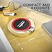 Fast Wireless Charger, Laniakea [Fast Charge] Fast QI Wireless Charging Pad for Samsung Galaxy S8 S8 Plus S7 S7 Edge, S6 S6 Edge Plus S6 Edge S6 Active, Note 5, Nexus 6 5, Nokia Lumia 1520, etc
