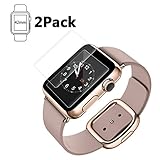 Bestfy Apple Watch 42mm Screen Protector (Series 1 / Series 2/ Series 3), Tempered Glass Screen Protector [Scratch Resistant] [Anti-Bubble] for Apple Watch [2 Pack] Ⅱ Generation