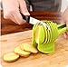 Rienar Tomato Slicer ,Multifunctional Handheld Tomato Round Slicer Fruit Vegetable Cutter,Lemon Shreadders Slicer