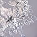 mirrea Mini Crystal Chandelier 5 Lights Crystal-Like Acrylic Clear Color