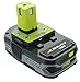 Ryobi P737 Genuine OEM One+ Cordless 0-150 PSI Lithium Ion Power Inflator Power Tool Kit (2 Piece Bundle: 1 x P737 Power Inflator, 1 x P107 Compact Lithium Ion Battery)