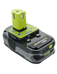 Paquete de batería Ryobi P107 One+ de 18 voltios, compactas, de iones de litio, 1,5 Ah (1 batería)
