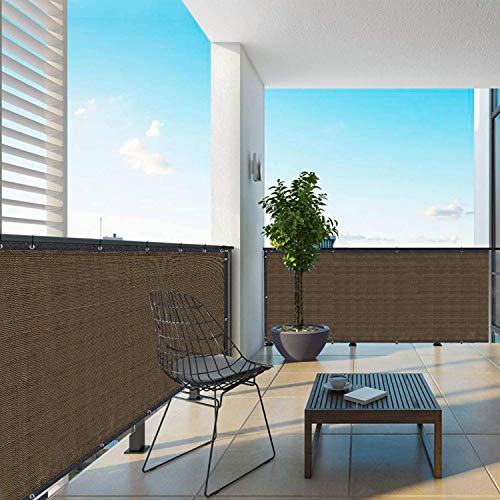 DearHouse Balcony Privacy Screen Cover, 3.5ft x16.5ft Privacy Screen