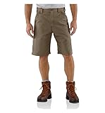 Carhartt Men's Canvas Work Short B147,Light Brown,40