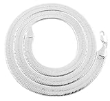 Silvertone 9mm Brass Herringbone Chain - Available in all Lengths