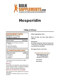 hesperidina 90% en polvo por bulksupplements | saludables para antioxidante y apoyo de pérdida de peso