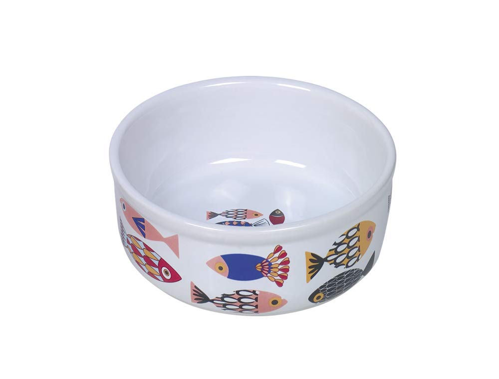 Nobby 82350 Fish Cat Ceramic Bowl 422 g