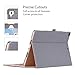 ProCase for iPad Pro 12.9 2017/2015 Case (1st & 2nd Generation), Stand Folio Case Cover for iPad Pro 12.9 Inch (Old Model 2017/2015), with Multiple Viewing Angles, Pencil Holder -Gray