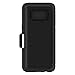 OtterBox Strada Series for Samsung Galaxy S8 - Retail Packaging - Onyx (Black/Black Leather)