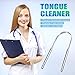 Tongue Scraper Cleaner, 4 Pack Stainless Steel Meta Tongue Scraper - Fresh Breath Rustproof Tongue Cleaner Brush