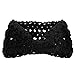 Sannysis Women Winter Warmer Hairband Hollow Woven Handcraft (Black)