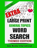 Extra Large Print Word Search - General Topics Vol. 1