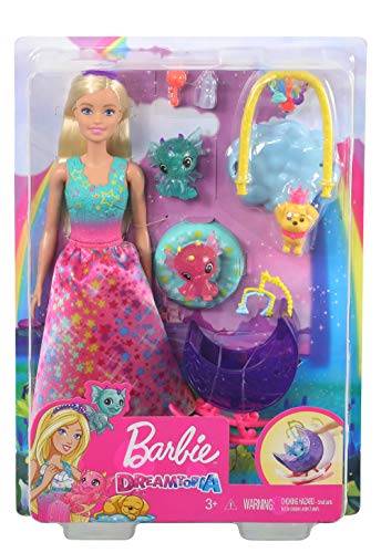 Barbie GJK51 - Dreamtopia Drachen KindergartenSpielset mit Prinzessin Puppe und Zubehör, Spielzeug ab 3 Jahren – Bild 7